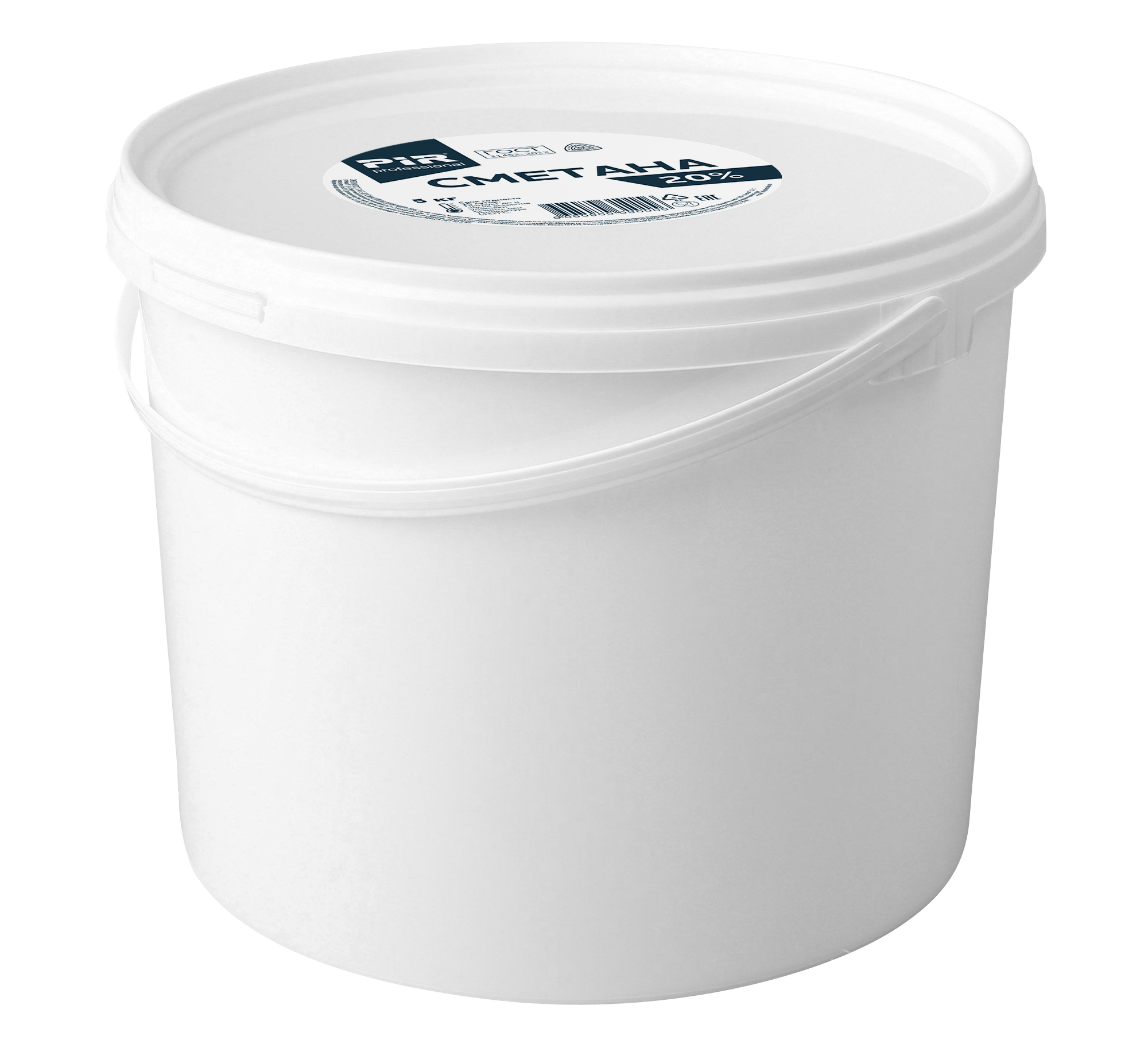 Sour cream PIR Professional, 20% (bucket), 5000 g