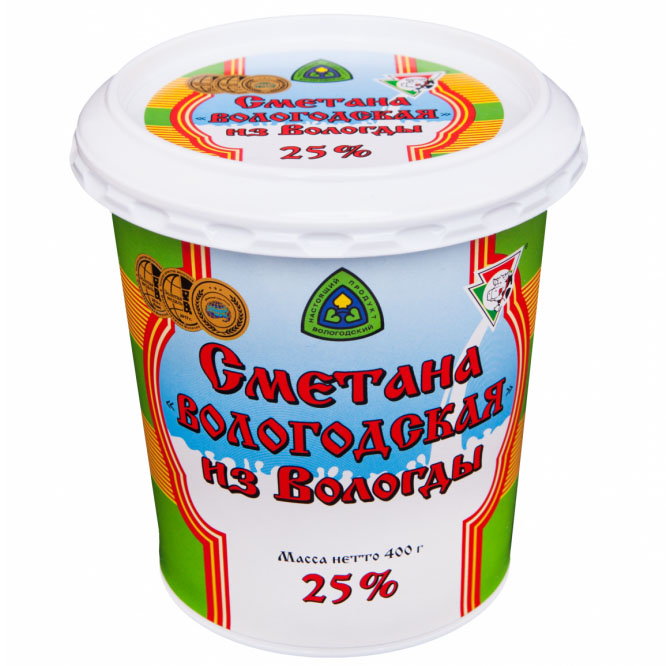 Sour cream " Vologda", 25%, 400 g