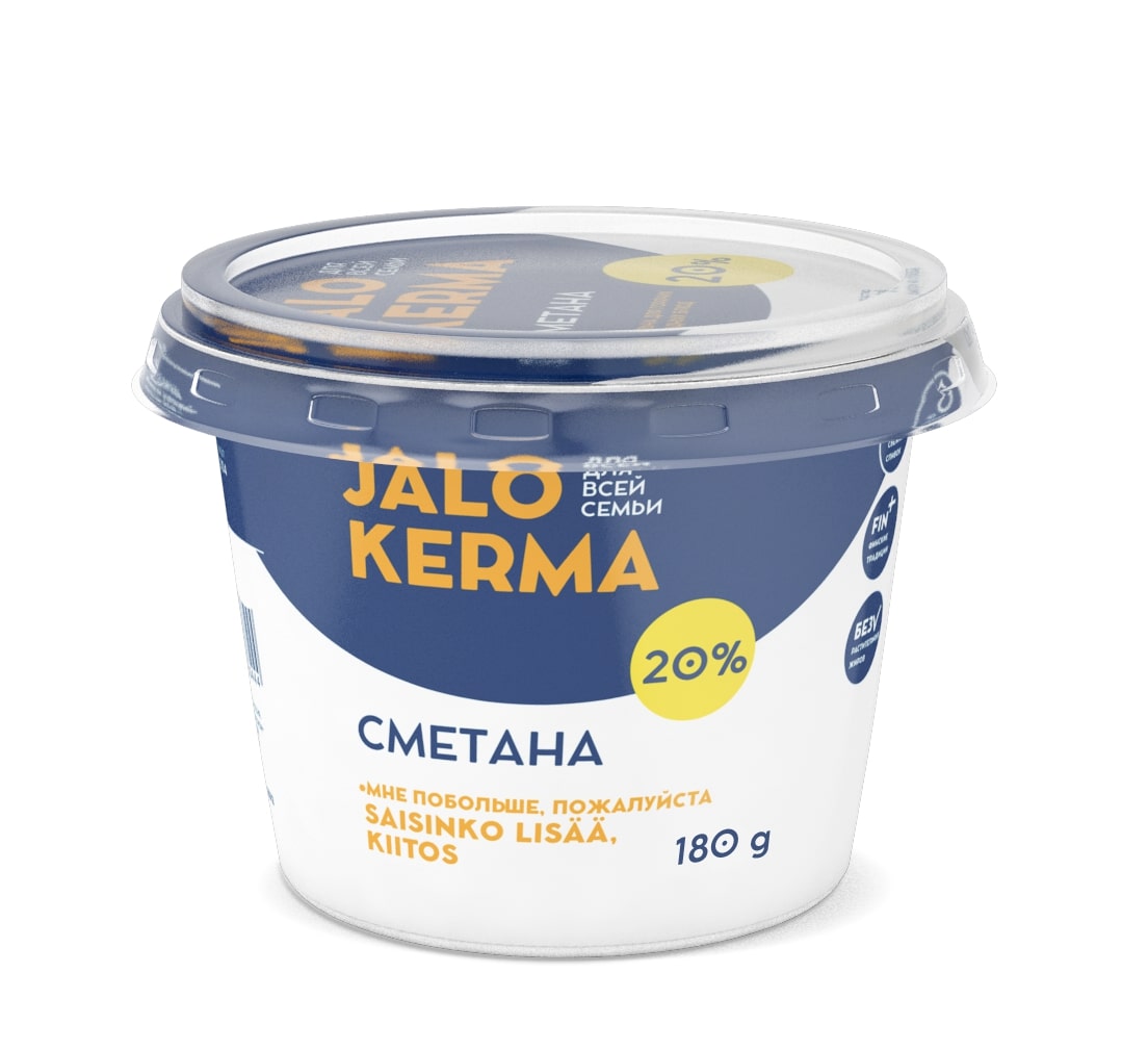 Sour cream JALO KERMA, 20%