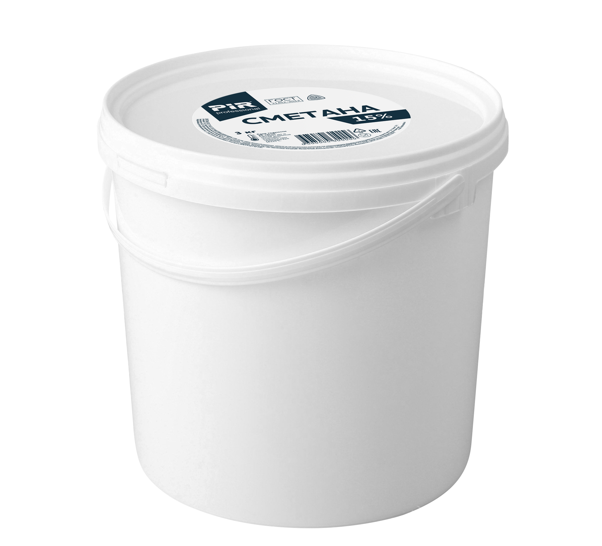 Sour cream PIR Professional, 15% (bucket)