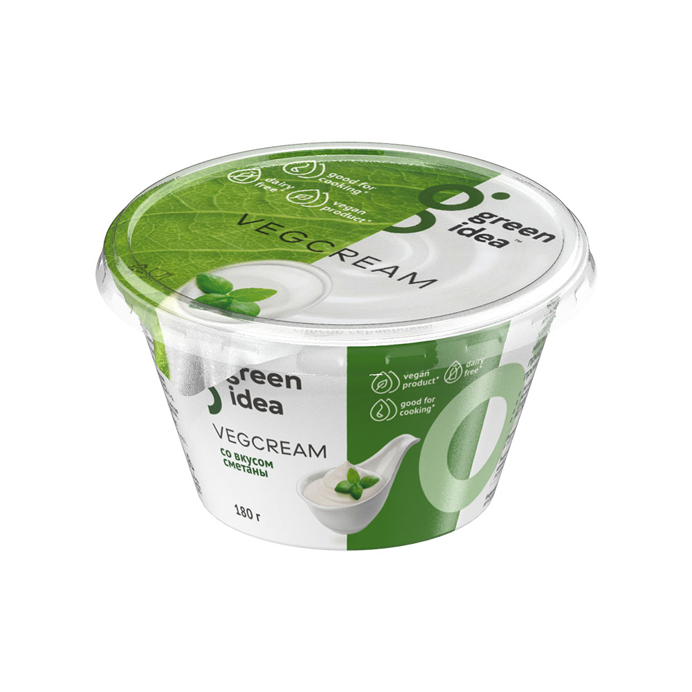 Plant sour cream Green idea, 180g, 180 г