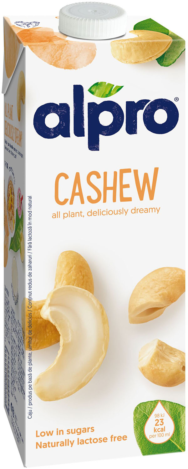 Beverage with cashew Alpro