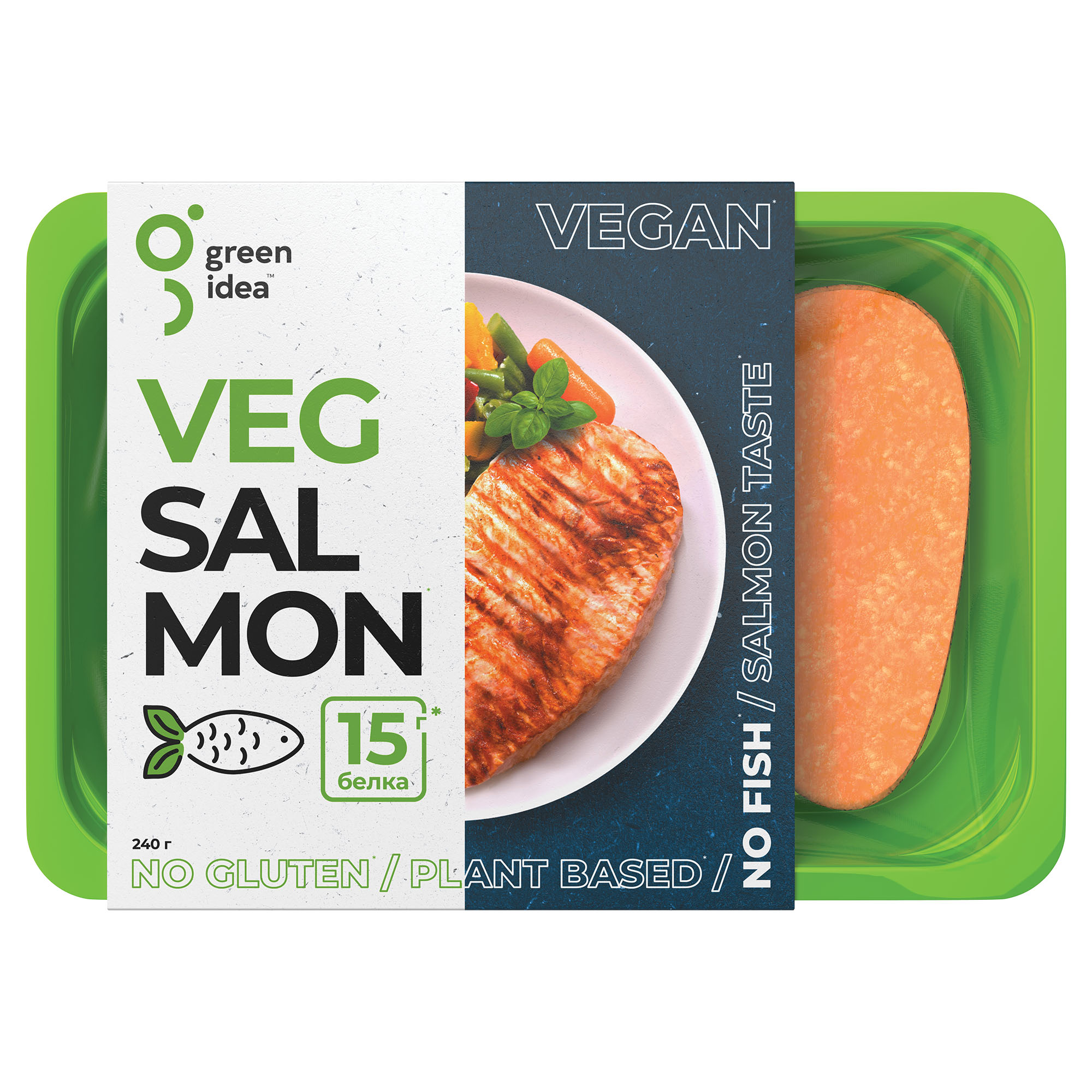 VEG SALMON with salmon flavor, 220 g