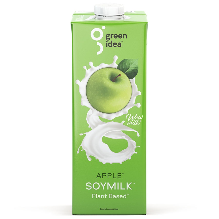 Drink soy Green Idea with apple