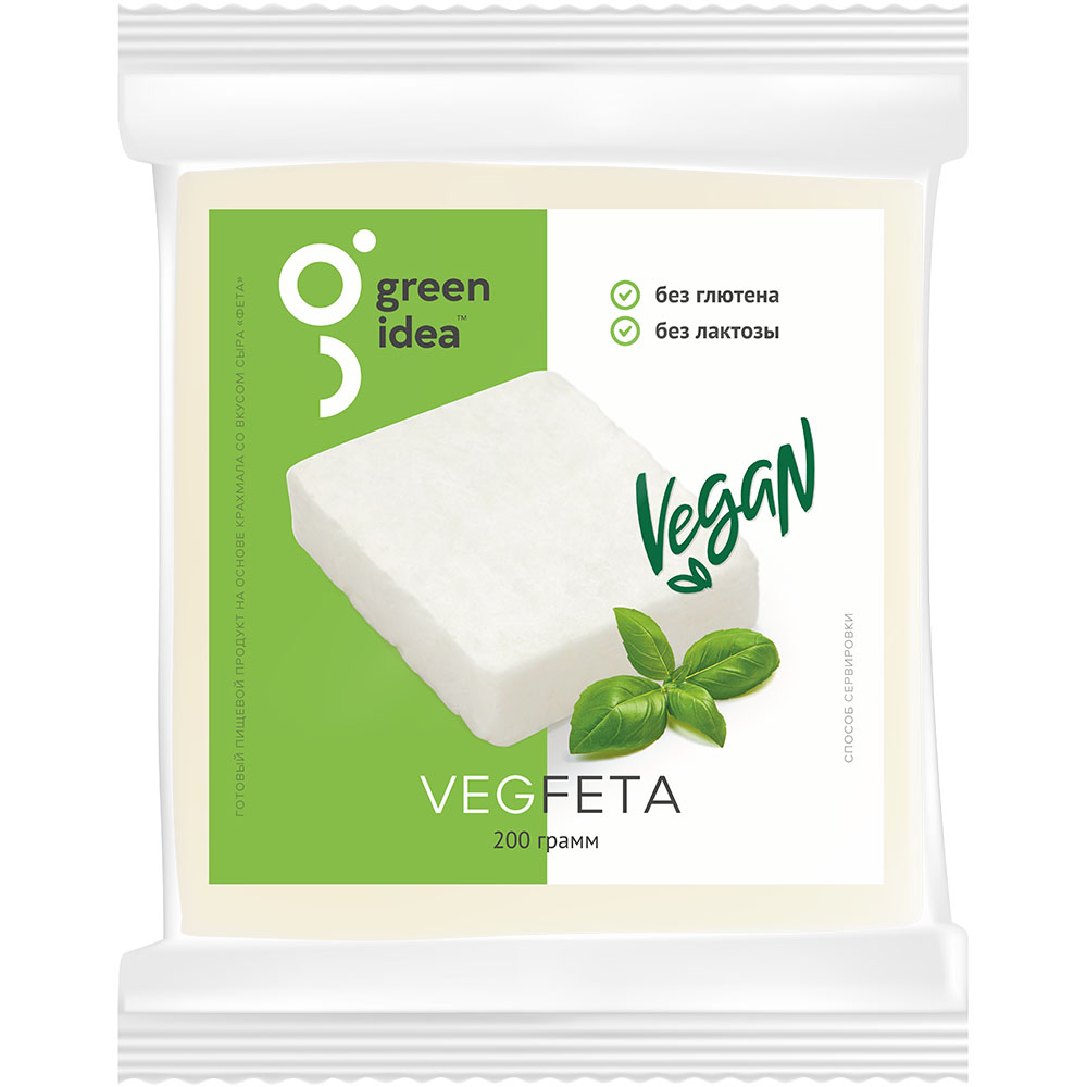 Plant-based cheese Green Idea Feta, 200 g