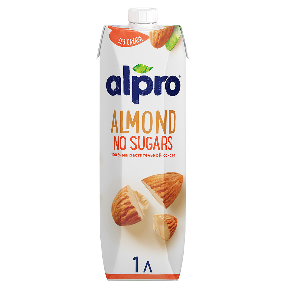 Beverage almond Alpro without sugar, 1 l